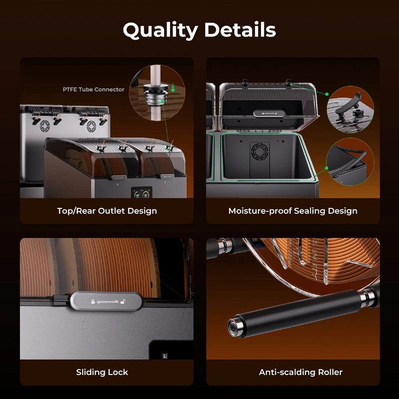 Creality SpacePi X4 Muti-Spool Filament Feeder & Dryer 3D Printer Creality