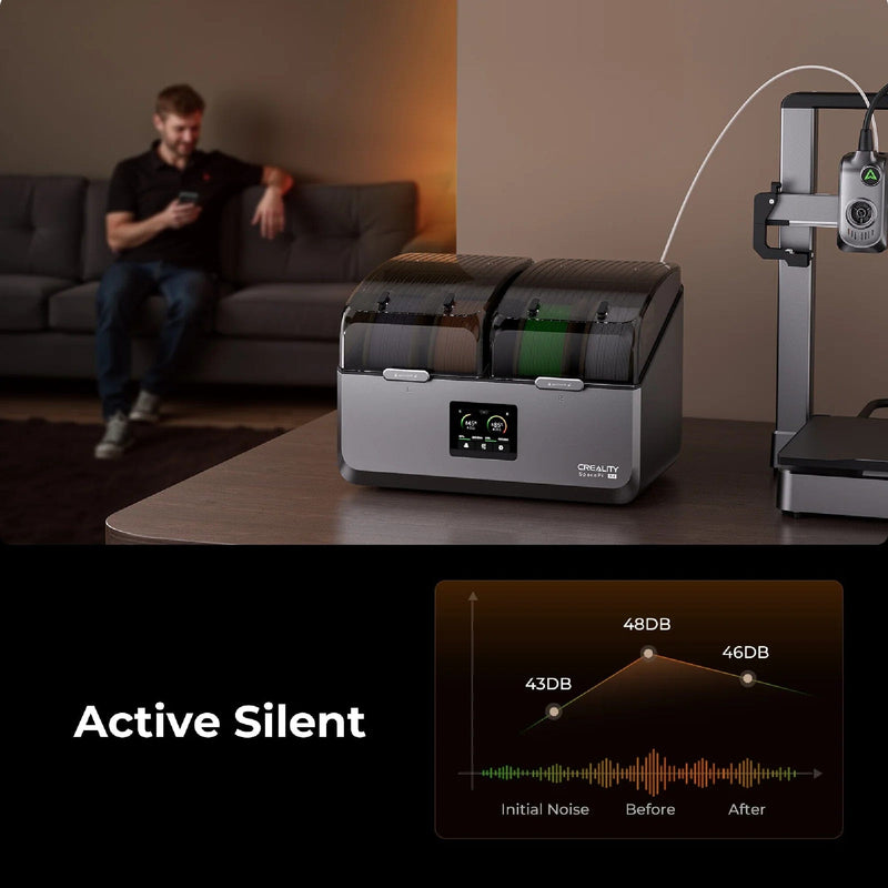Creality SpacePi X4 Muti-Spool Filament Feeder & Dryer 3D Printer Creality