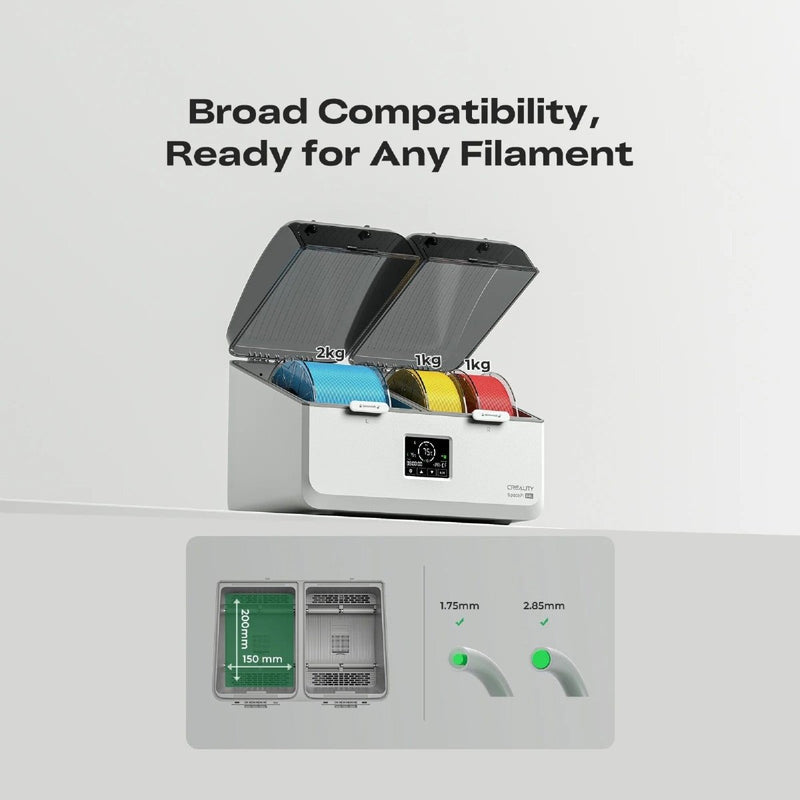 Creality SpacePi X4L Lite Muti-Color Filament Feeder & Dryer - Swing Design13