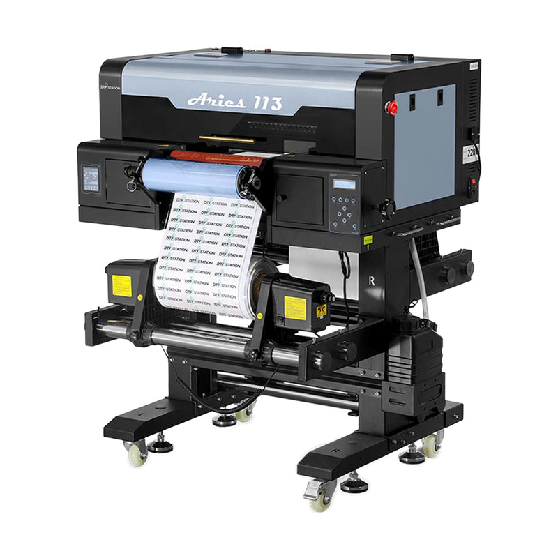 DTF Station Aries 113 UV Direct To Film (DTF) Printer w/ Inks & Supplies DTF Bundles Prestige