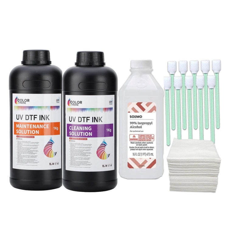 DTF Station Aries 124 UV DTF Printer 24in w/ Inks, Supplies, Compressor & Training Swing Design 7