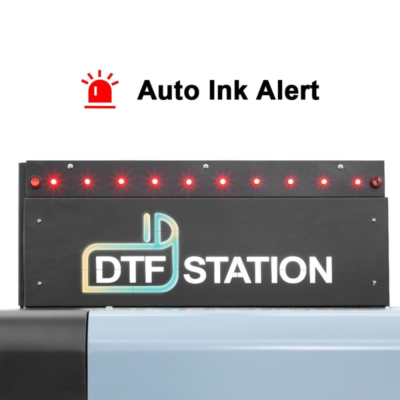 DTF Station Aries 124 UV DTF Printer 24in w/ Inks, Supplies, Compressor & Training Swing Design 21