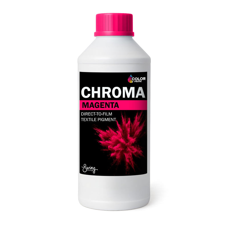DTF Station Direct To Film (DTF) Magenta Color Prime Chroma Ink - 1 Liter DTF Prestige