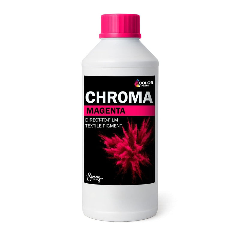 DTF Station Direct To Film (DTF) Magenta Color Prime Chroma Ink - 1 Liter - Swing Design