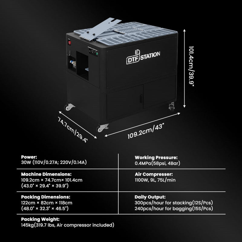 DTF Station FoldFlex 100 Garment Folder DTF Bundles Prestige