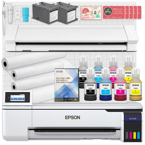 Epson PRO F570 Desktop 24" Sublimation Printer w/ Cameo 4 Pro 24" Vinyl Cutter Sublimation Bundle Epson Epson F570 Bundle 