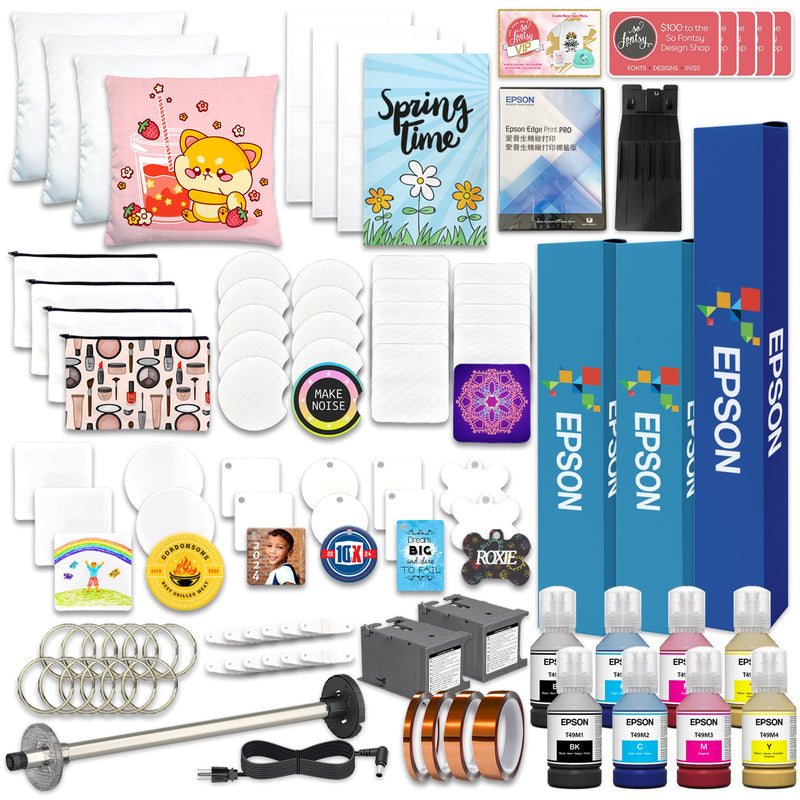 Epson PRO F570 Desktop 24" Sublimation Printer w/ Graphtec CE8000-60 24" Cutter Graphtec Bundle Graphtec