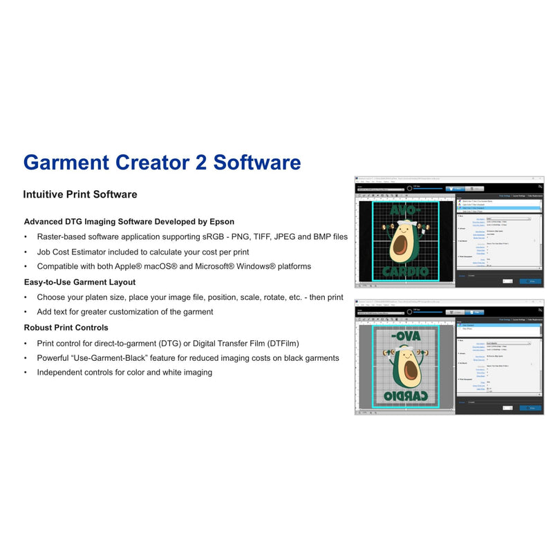 Epson Surecolor F1070 Hybrid DTG & DTF Printer Double Ink Bundle DTG Bundles Epson