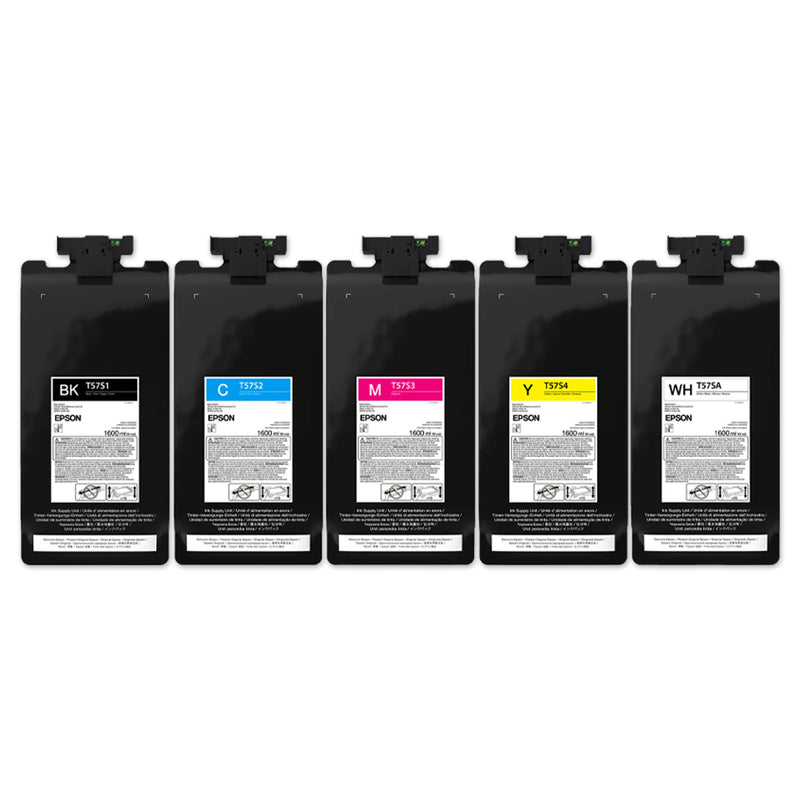 Epson SureColor G6070 DTF High Capacity T57S 1.6L Ink Set DTF Epson