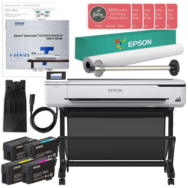 Epson SureColor T5170 Single Roll Wireless Printer - 36" Inkjet Printer Epson