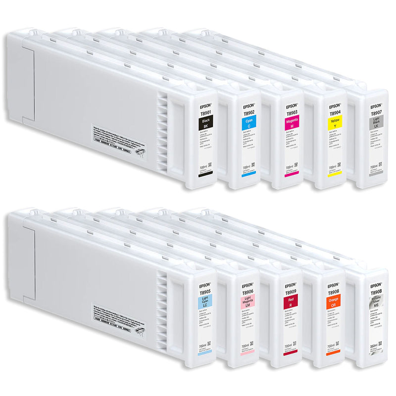 Epson UltraChrome GS3 T890 White Ink Cartridge - 600 ml Eco Printers Epson