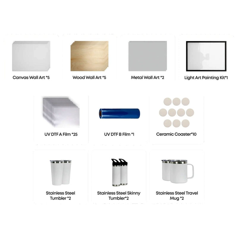 eufyMake Deluxe Material Kit for E1 UV Printer - Swing Design