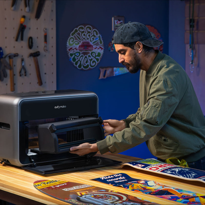 eufyMake E1 UV DTF & Direct To Object 3D-Texture Printer - 13" x 16.5" DTF Bundles Eufymake