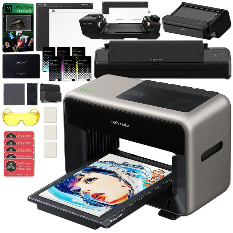 eufyMake E1 UV DTF & Direct To Object Printer All-in-One Business Bundle - Swing Design