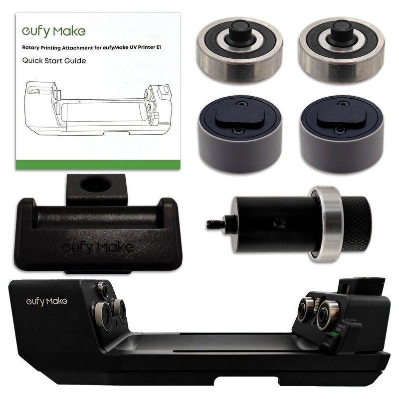 eufyMake E1 UV DTF & Direct To Object Printer w/ Ink & Rotary Attachment - Swing Design