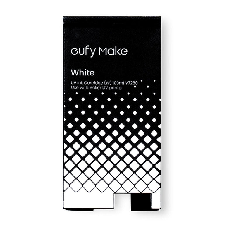 eufyMake E1 UV Replacement Standard Ink Cartridge 100 ml - White - Swing Design