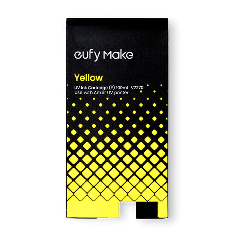 eufyMake E1 UV Replacement Ink Cartridge 100 ml - Yellow - Swing Design1