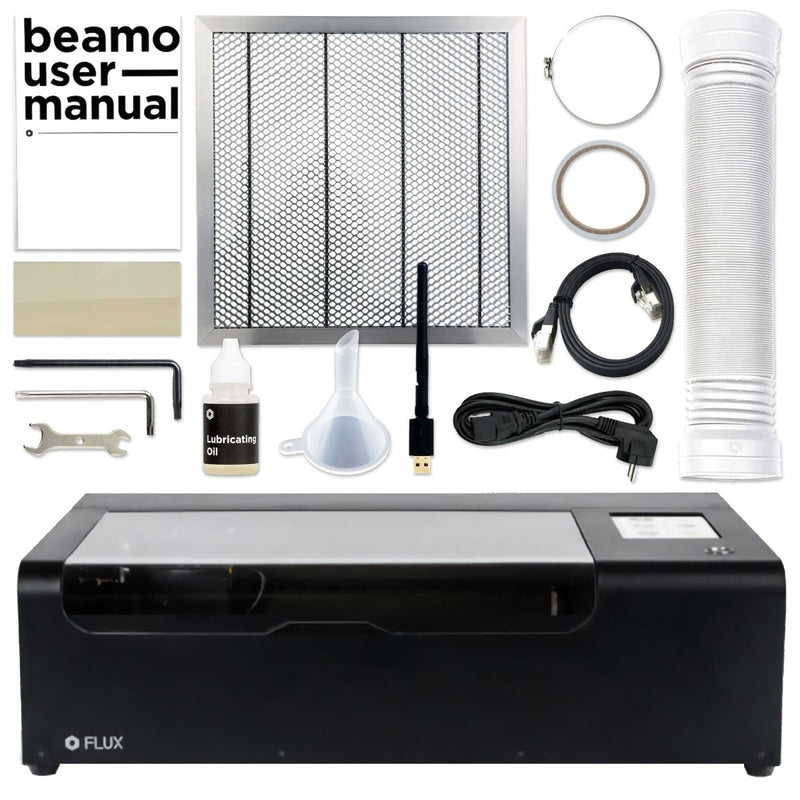 eufyMake E1 UV Printer with Flux Beemo 30W CO2 Laser - Cut & Print Bundle - Swing Design