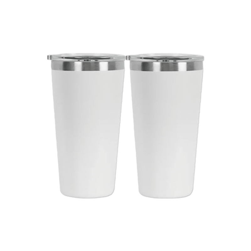 eufyMake Stainless Steel Tapered Tumblers – 2 Pack Swing Design 1