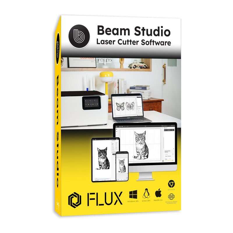 Flux Beam Studio Design Software for Mac & PC - Free Laser Engraver Accessories Flux