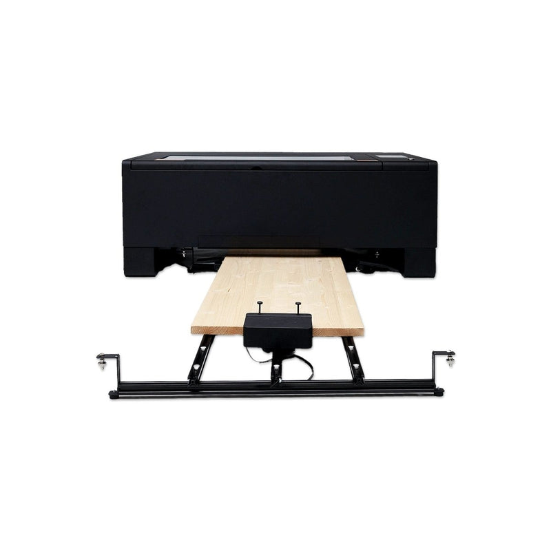 FLUX Beambox II Passthrough & Open Bottom Frame with Auto Feeder Extension Pack - Swing Design4