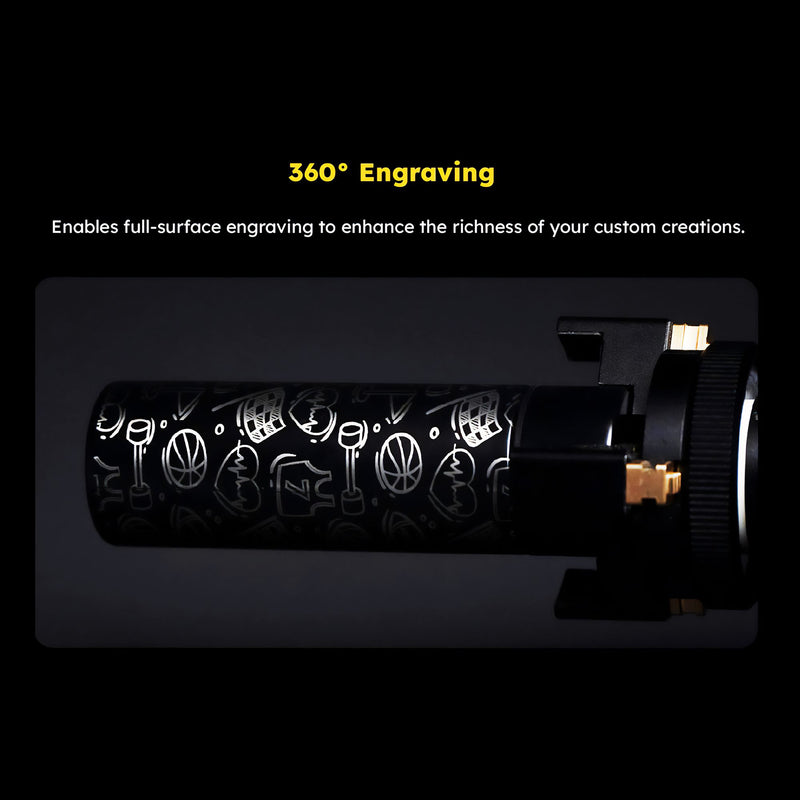 FLUX Beamo 4-in-1 Rotary Attachment Laser Engraver Accessories Flux