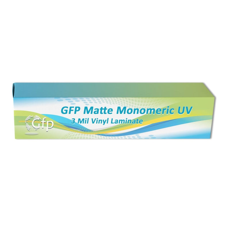 GFP Matte Monomeric UV 3 Mil Vinyl Laminate - 30" x 150 FT - Swing Design1