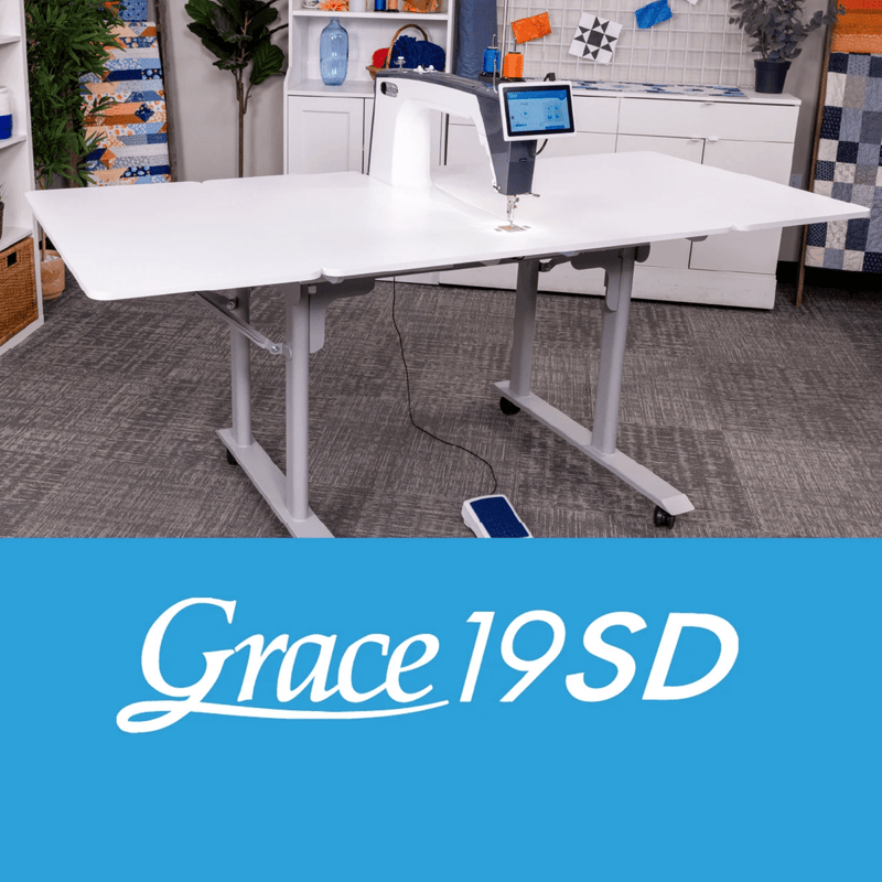 Grace 19SD Longarm Quilting Machine with Sit Down Table Swing Design 27