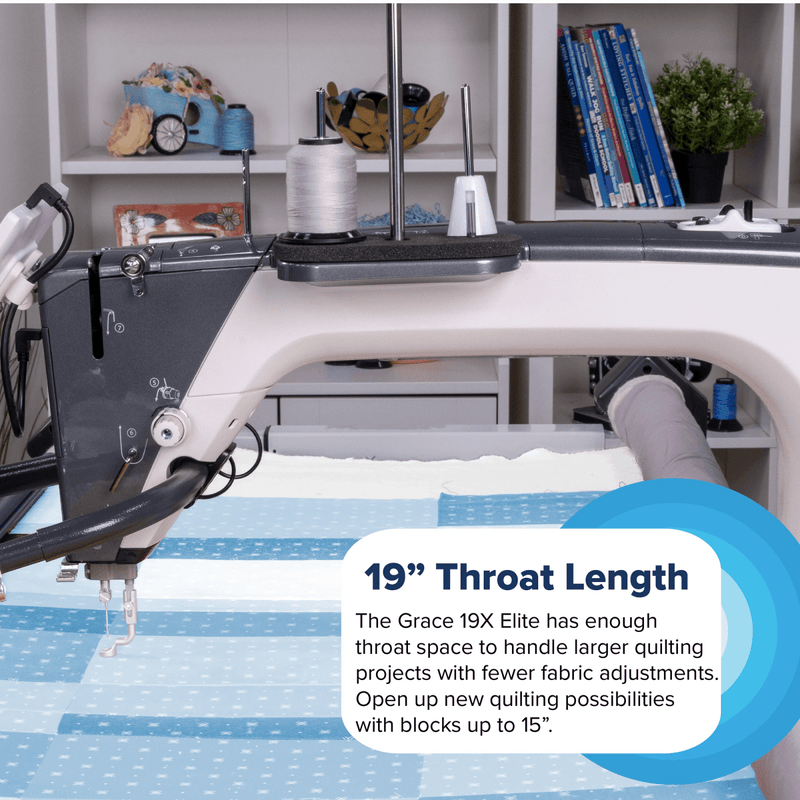 Grace 19X Elite Longarm Quilting Machine Swing Design 11