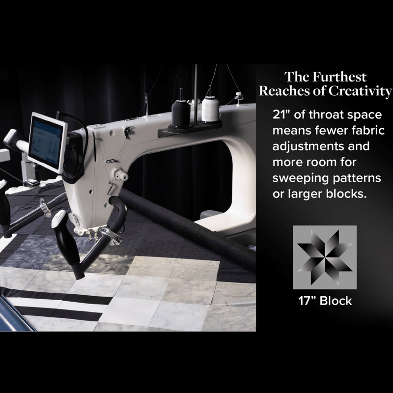 Grace 21X Elite Longarm Quilting Machine Swing Design 28