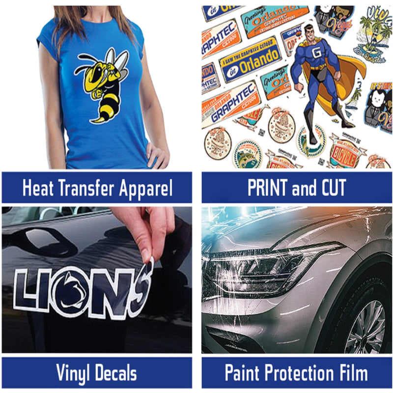 Graphtec CE8000-130AKZ - 50in Vinyl Cutter For Automotive Market & Window Tint Graphtec Bundle Graphtec