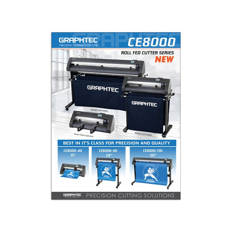 Graphtec CE8000-40 15in Vinyl Cutter w/ Software & 2 Year WarrantyEthernet + Wireless LAN Module - Swing Design18