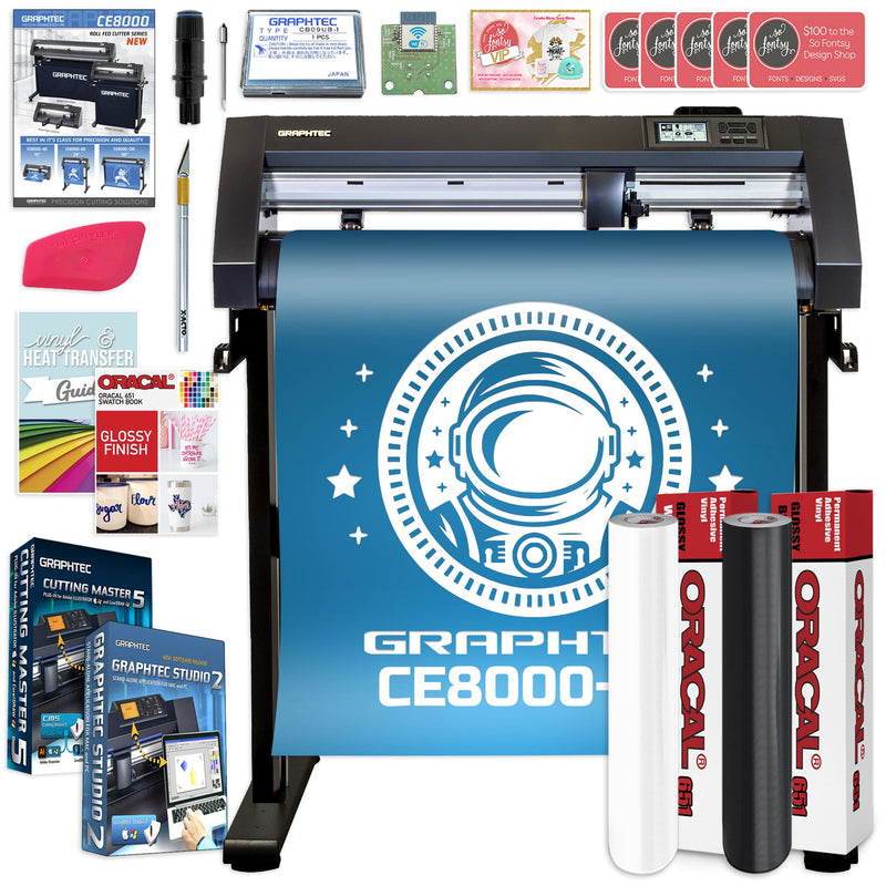 Graphtec CE8000-60 24" Vinyl Cutter with Professional Bundle & Software Graphtec Bundle Graphtec WIFI ONLY