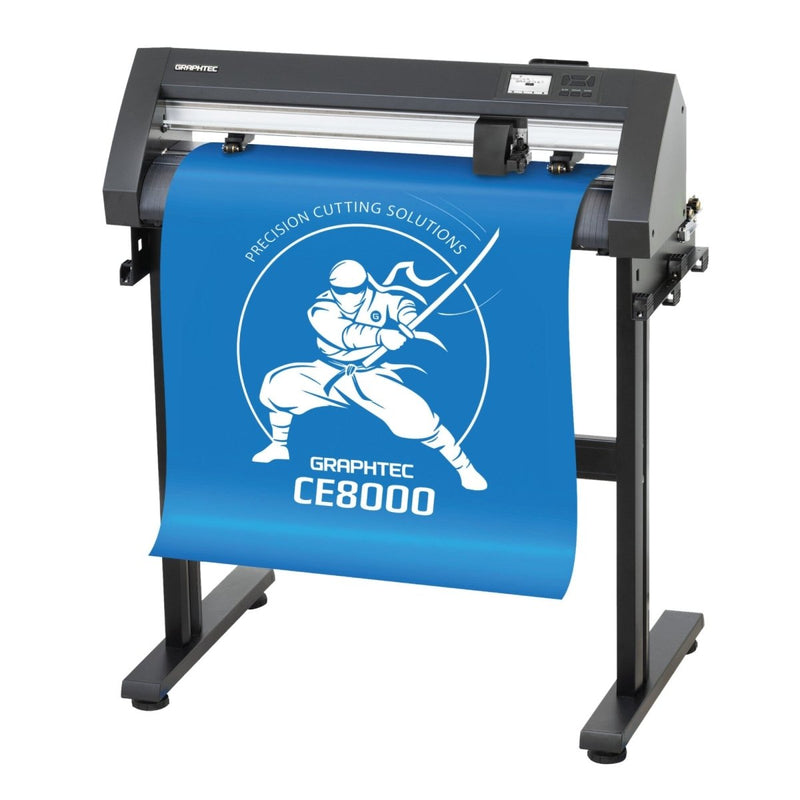 REFURBISHED Graphtec CE8000-60 24in Vinyl Cutter w/ Stand & SoftwareEthernet Only - Swing Design