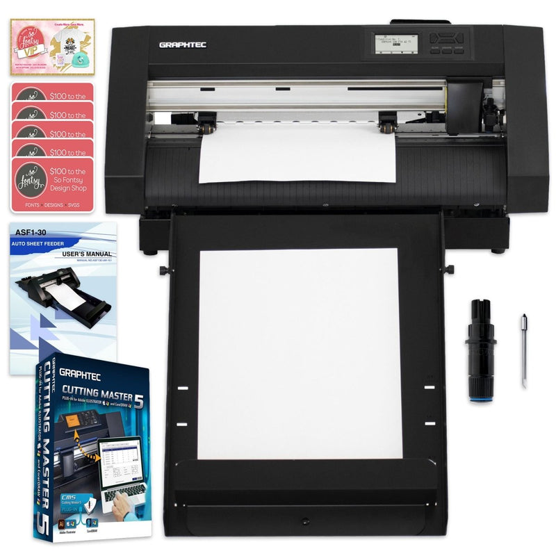 Graphtec CE8000-ASF with Automatic Sheet Feeder 15" w/ BONUS Software - Swing Design