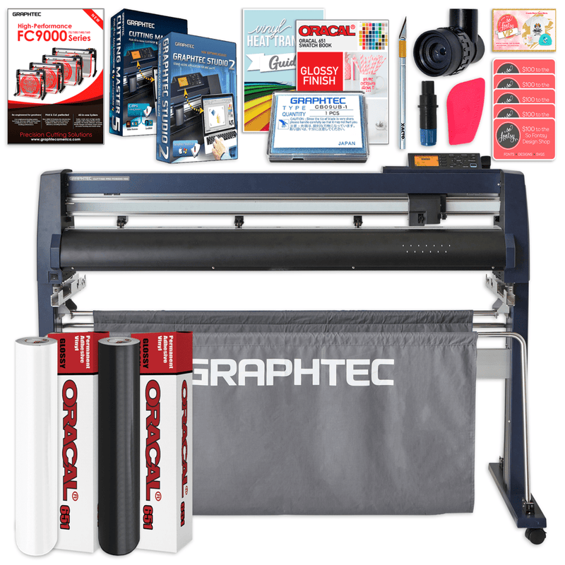 Graphtec FC9000-100 42" Cutter w/ Bundle, Software & 3 Year Warranty Swing Design 1
