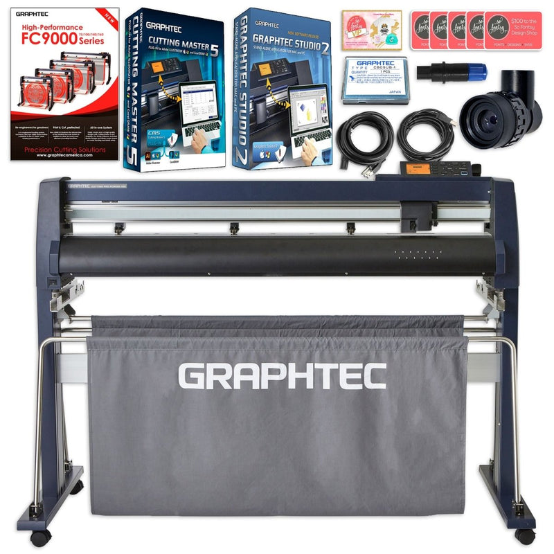 Graphtec FC9000-100 42" Vinyl Cutter w/ Software & 3 Year Warranty - Swing Design