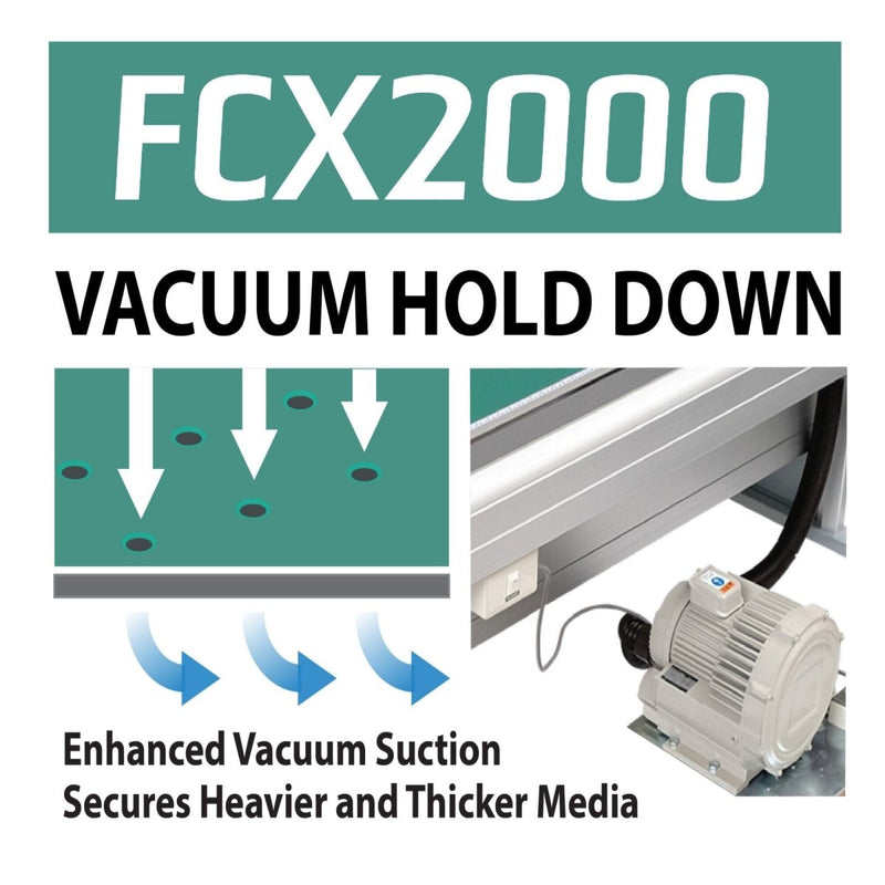 Graphtec FCX2000-120 Flatbed Cutter - 48" x 36” with Bonus Software - Swing Design