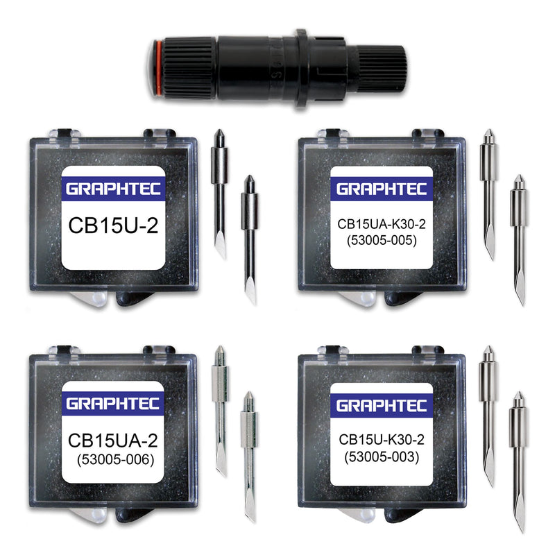 Graphtec PHP33-CB15N-HS Blade Housing and Assorted Blades Bundle Graptec Accessories Graphtec