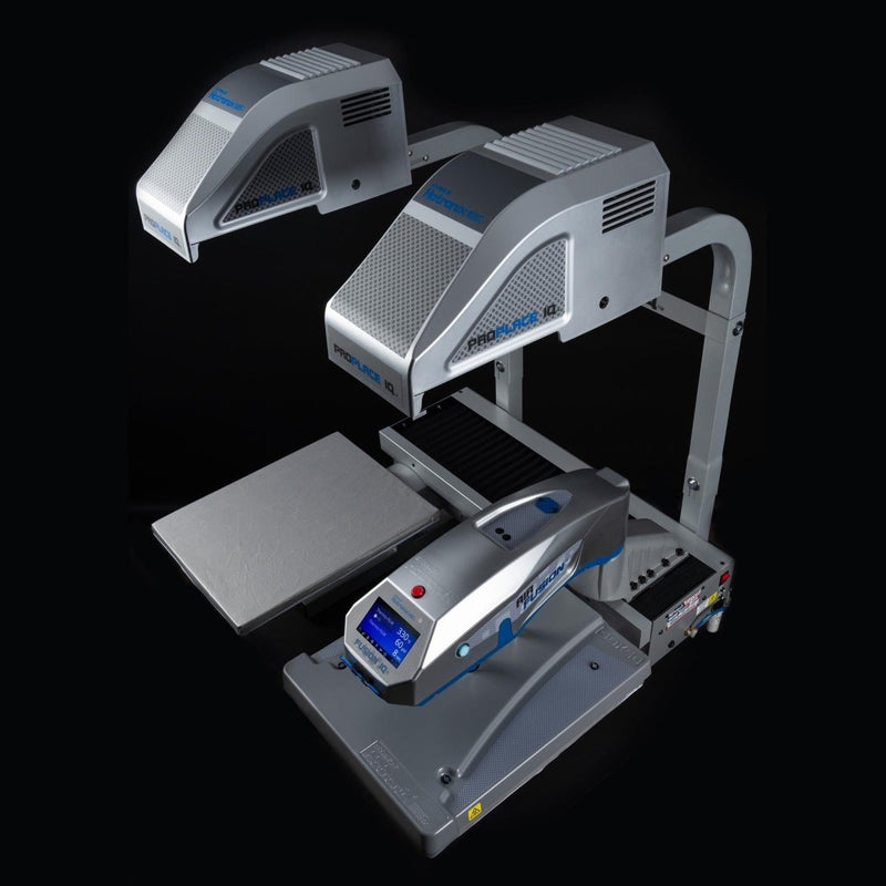 Hotronix Dual Air Fusion Heat Press 16" x 20" with ProPlace IQ Swing Design 14