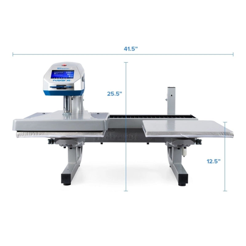 Hotronix Dual Air Fusion Heat Press 16" x 20" with Upgraded Fusion IQ Dual Air Fusion IQ 120v Swing Design 12