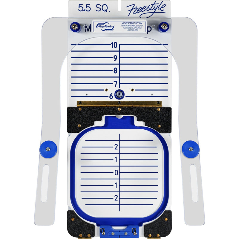 Mighty Hoop 5.5in & 10x13in Kit for BAi Embroidery Machines - 7pc Sewing Accessories Hoop Master
