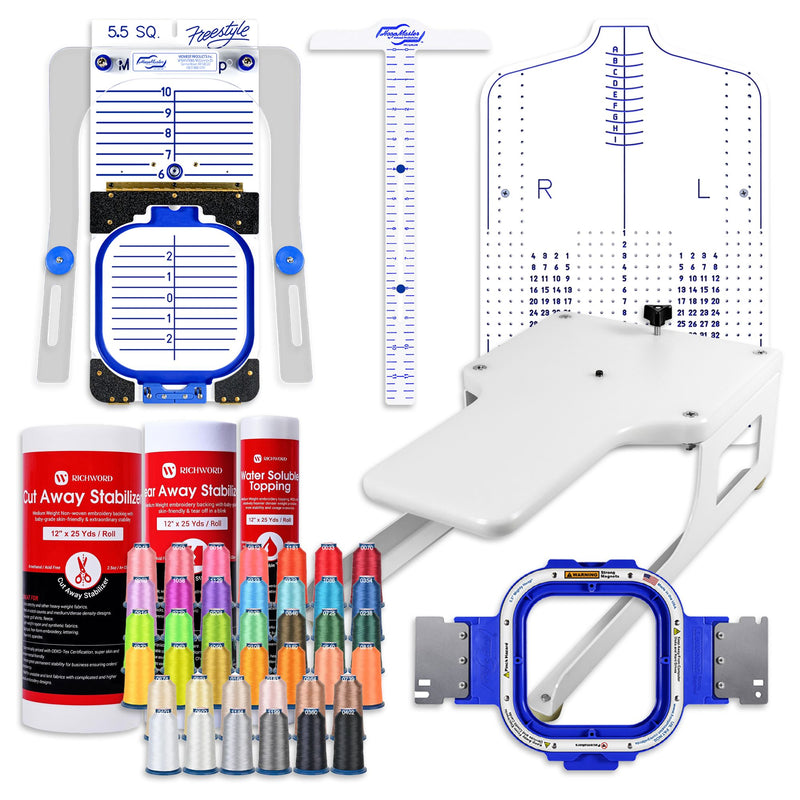 Mighty Hoop 5.5in Deluxe Hoop Kit for BAi Embroidery Machines Sewing Accessories Hoop Master
