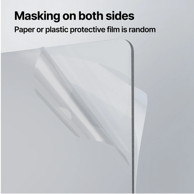 xTool 1/8" Clear Glossy 12in x 12in Acrylic Sheets - 3 Pack