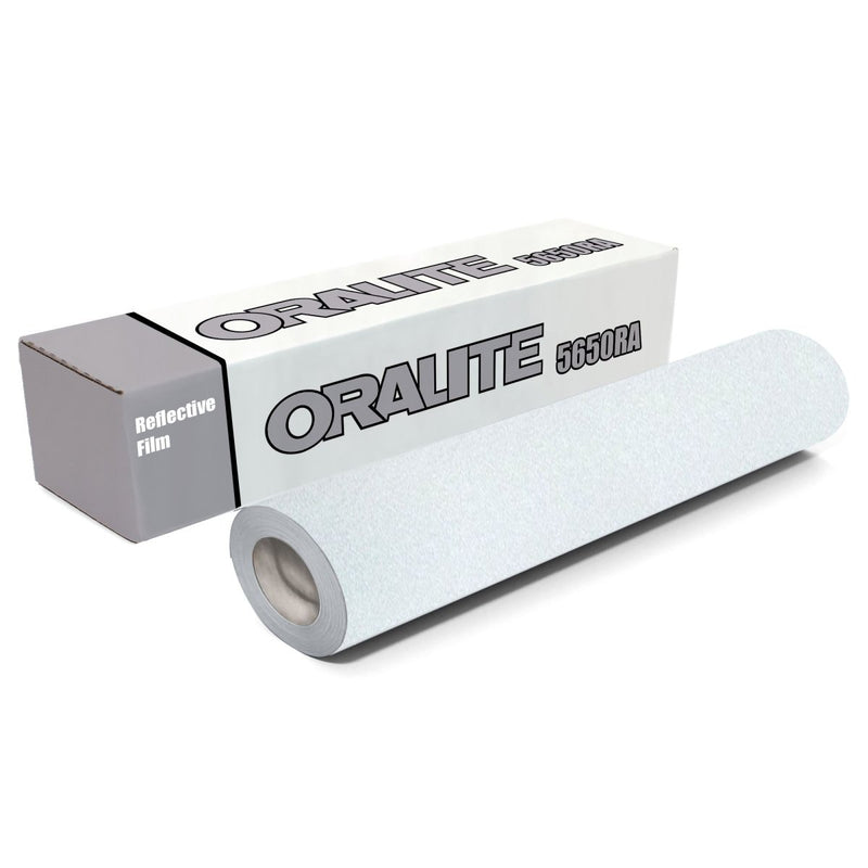 Oralite 5650RA White Printable Reflective Film w/ RapidAir - 24" - Swing Design