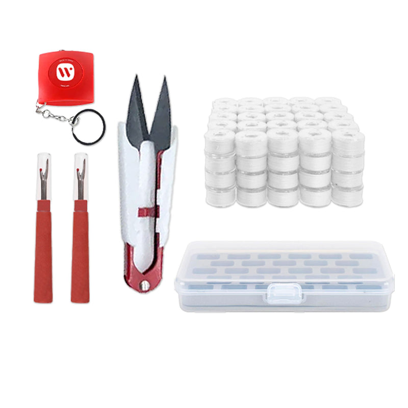 POOLIN EOC06 7.9in x 11in Embroidery Machine Deluxe Bundle - Red Poolin Embroidery Machines Poolin