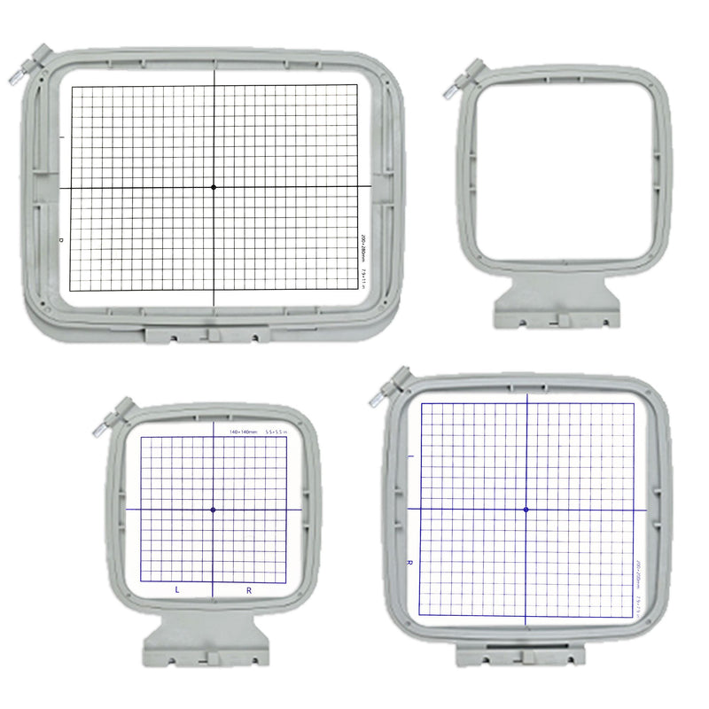 POOLIN EOC06 7.9in x 11in Embroidery Machine with 80 Embroidery Spools Bundle Poolin Embroidery Machines Poolin