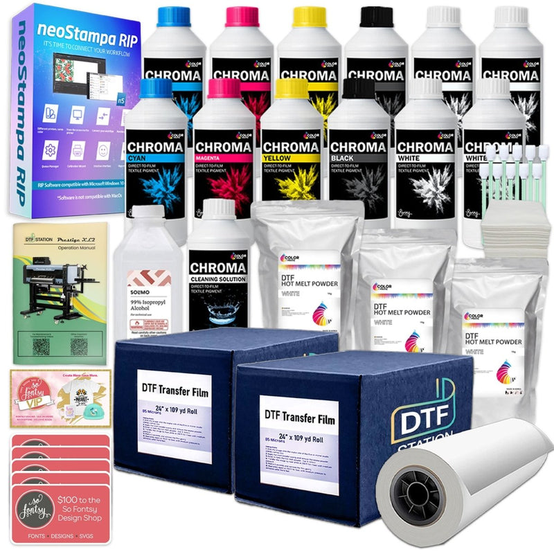 Prestige XL2 Direct To Film (DTF) Printer w/ L24R Oven Deluxe Bundle & Training - Swing Design