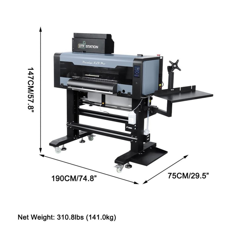 Prestige XL2 PRO Direct To Film (DTF) Printer w/ Accessories & Training - 24" - Swing Design