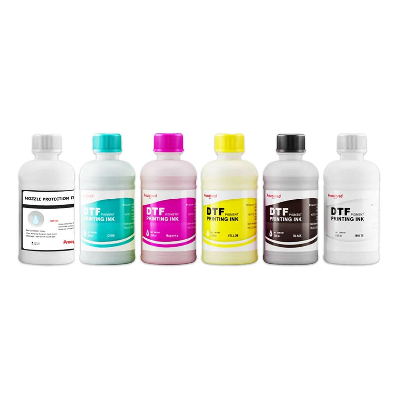Procolored Direct to Film (DTF) 250ml Ink Set - New Formula - Swing Design